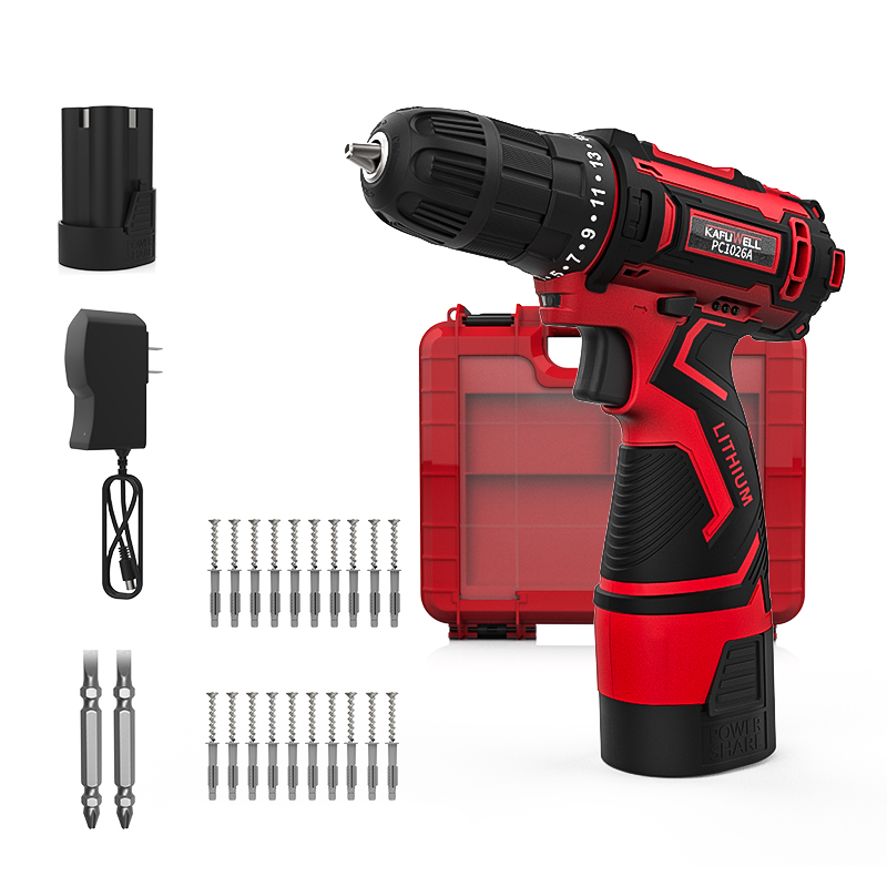 PC1026A-1 12V Cordless Drill Set