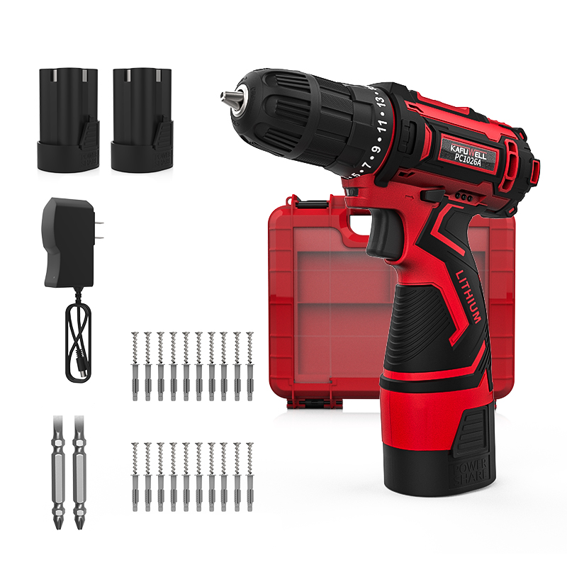 PC1026A-2 12V Cordless Drill Set