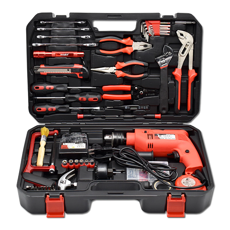 P14006A 128pcs Corded Impact Drill Set