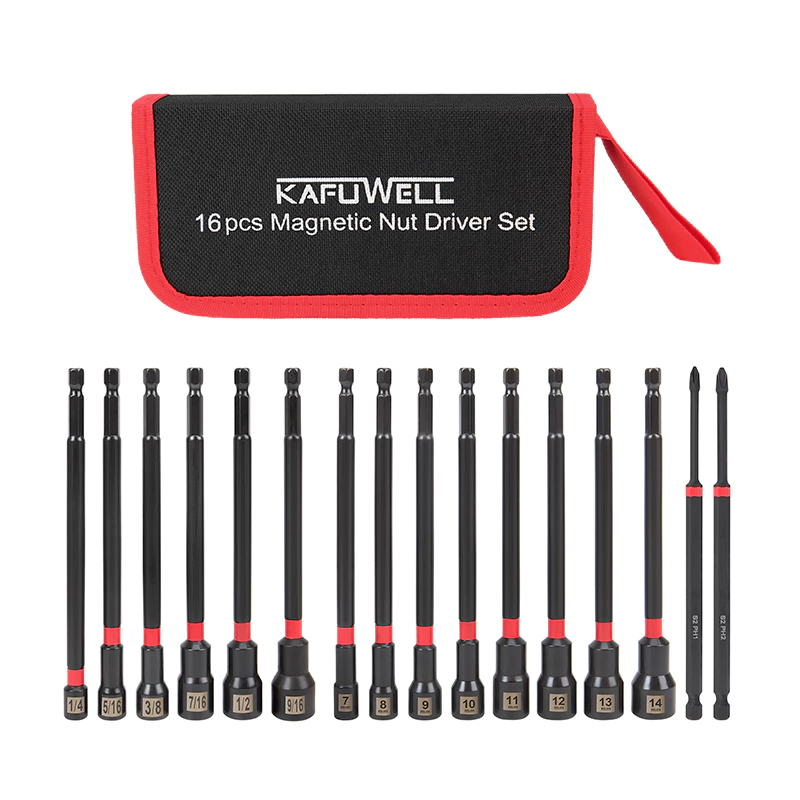 SS3801B-YMX 16pcs Magnetic Nut Driver Set