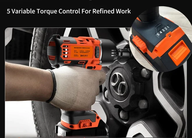 Removing car lug nuts with a cordless impact wrench