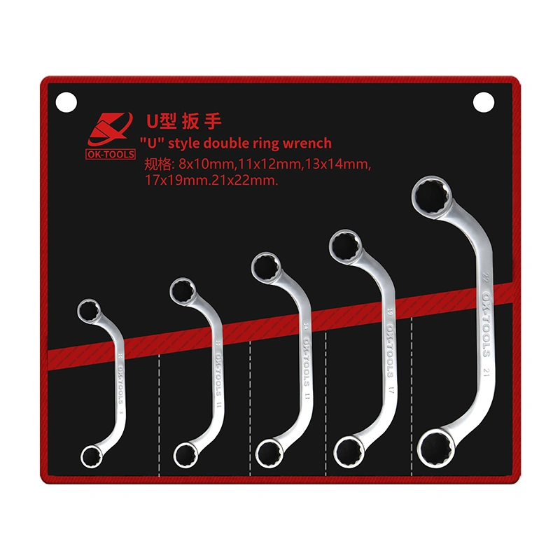 WR5001H 5pcs CRV U-Shaped Wrench Set
