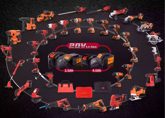 Kafuwell full range of lithium-ion cordless power tools
