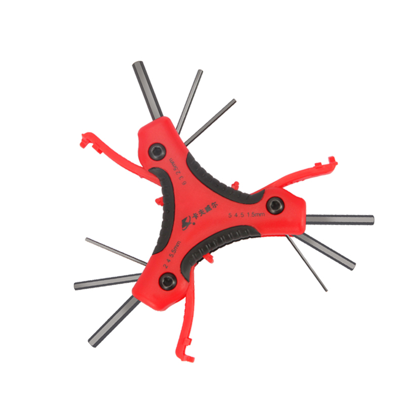 KH2908 Sleutelstel 1.5 – 6 mm, 6150CRV, hittebehandeling, rooi handvatsels