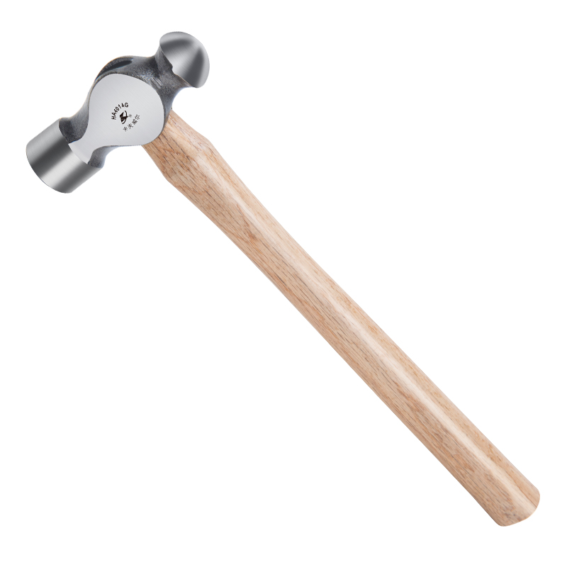 HA4014G Молоток клепальный 1LB (540г) стальной кованый, деревянная ручка, с лазерной маркировкой